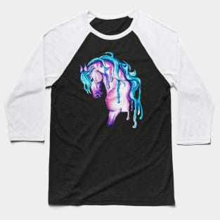 Watercolor Horse Baseball T-Shirt